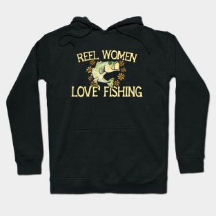 Reel women love fishing Hoodie